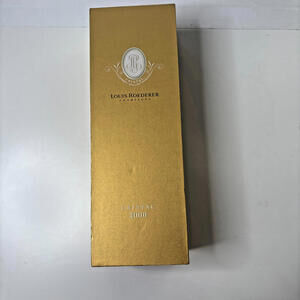 Louis Roederer Cristal Champagne 2008‎ EMPTY Bottle Box Gold Made in France SEE